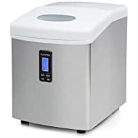 Klarstein Mr. Frost - Máquina de hacer hielo- Tanque de agua 3-3 L- Capacidad de 15 kg- 150 W- 3 tamaños- Preparación en…